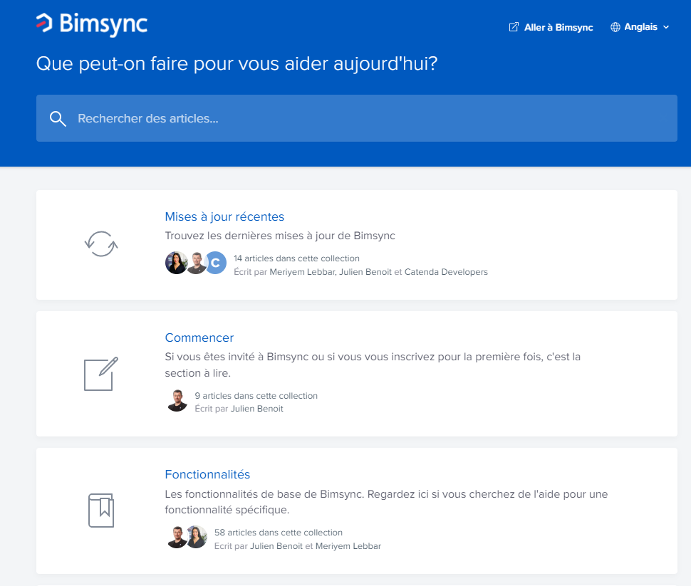 aide bimsync