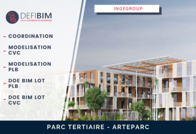 construction immeubles bureaux avec maquettes bim