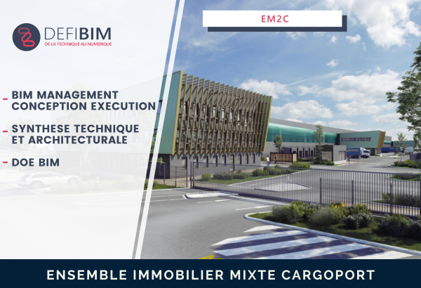 construction ensemble immobilier mixte en bim à cargoport