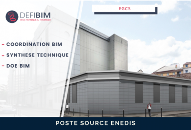 construction poste source enedis avec demarche bim defibim